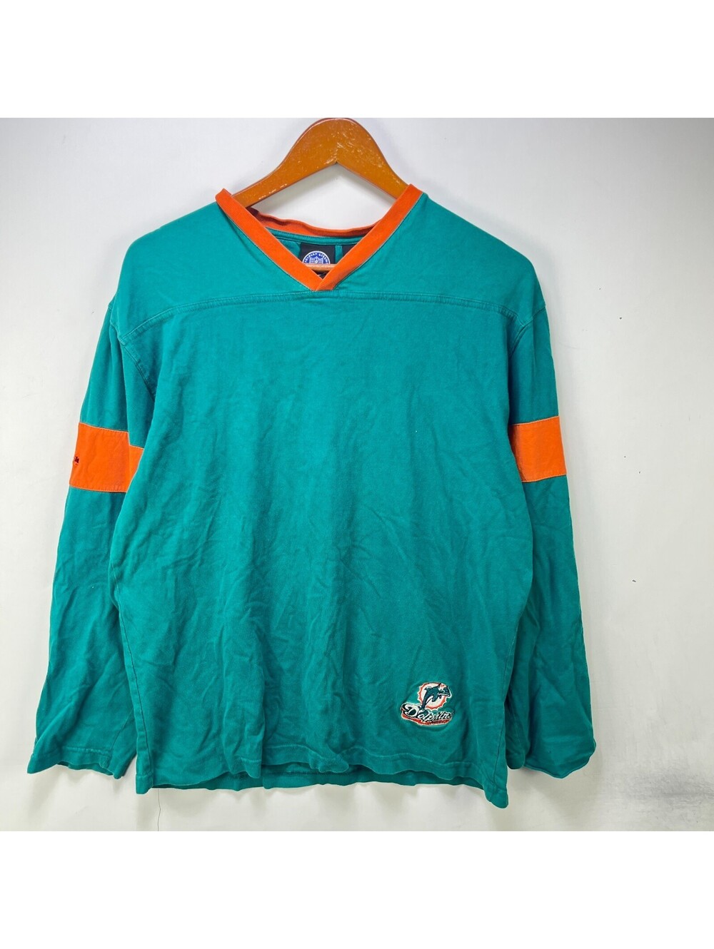 Vintage Miami Dolphins NFL Long Sleeve Football Shirt M